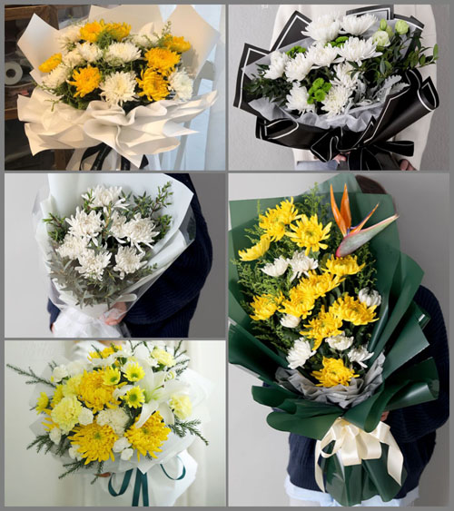 山东济宁曲阜市防山镇席家村白事花束代送